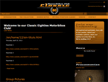 Tablet Screenshot of classiceightiesmotorbikes.com